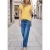 Shirt met hangende schouder in jersey