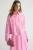 Trendyol Modest Dames Roze Effen Lang Oversized Modest Overhemden