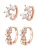 Hey Happiness Sieraden set ‘Glitter Duo’  rose-goud