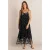 Ivy Beau maxi jurk zwart