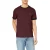 Farah Heren-T-shirt met geborduurde ringer (Rood)
