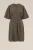 WE Fashion – Dames jurk met structuur – Regular fit – Mosgroen – Viscose –
