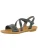 Paul Green Sandalen met riem  zwart