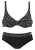 LASCANA Bikini  zwart / wit