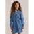 WE Fashion spijkerjurk met print – blauw