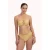 Cyell high waist Golden Hour bikinibroekje met lurex goud
