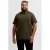 JACK & JONES PLUS SIZE relaxed fit T-shirt – donkergroen