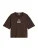 Marc O’Polo Shirt  donkerbruin / wit