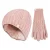 Dames Fleece Gevoerde Thermo Muts & Handschoenen Set voor Winter