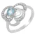 Orphelia Dames 925 Sterling Zilveren Ring – Zilver ZR-7099