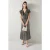 LK Bennett Daphne Polka Maxi Dress Black/cream