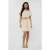 EsQualo Dress Crinkle Sand