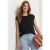 Basic shirt met boothals