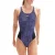 Speedo Eendelig dameszwempak met slangenprint (ZWART/BLAUW)