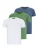 Jacey Quinn Shirt  blauw / lichtgroen / wit