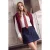 TRENDYOLMİLLA Dames Blauw Effen Kort / Mini A-lijn Rokken