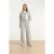 Smashed Lemon Top van bouclé met halflange mouwen |