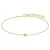 Lucardi Armband ‘Essentials’  goud / transparant