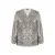 Exxcellent blouse met panterprint zand met pailletten
