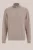 WE Fashion – Heren regular fit trui met quarter-zip – Regular fit – Khaki – Katoen –