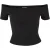 Urban Classics Dames geribbelde organic off shoulder top