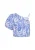 usha FESTIVAL Blouse  blauw / wit