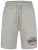 LONSDALE Broek ‘Sandown’  donkerblauw / grijs gemêleerd / grenadine