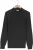 Thomas Maine Half-Zip Sweater zwart, Effen