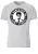 LOGOSHIRT Shirt  grijs / zwart / wit