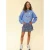 LOOXS 10sixteen strokenrok donkerblauw