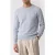 Calvin Klein Ls Textured Cotton Sweater Plein Air