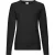 Fruit of the Loom Dames/Dames Lichtgewicht Lady Fit Raglan Sweatshirt (Zwart)