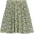 White Stuff Sarah Eco Vero Knee Skirt Navy Printed