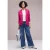 Street One Dames Basis blazer in Pink
