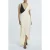 Reiss Frieda-colourblock Maxi Dress Black/white