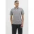 JACK & JONES ESSENTIALS slim fit polo JJEPAULOS grijs