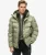 City-pufferjas met Print en Capuchon Groen
