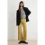 TRENDYOLMİLLA Dames Kaki Effen Culotte Hoge taille Jeans
