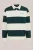 WE Fashion – Heren regular fit polo met blokstreep – Loose fit – Donkergroen – Katoen –