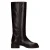 Manfield – Dames – Bruine leren hoge laars –