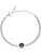 Breil Armband  zwart / zilver