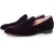 Gianvito Rossi, bordeauxrode marcel fluwelen loafers.