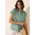 Cecil Dames Overhemdblouse in effen kleur in Groen