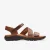 Kitly Way Tan Leer Sandalen