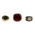 Mango ring – set van 3 goudkleurig