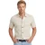 Poloshirt doorknoops beige strepen Genit normale fit