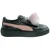 Puma Basket Platform PomPom Damestrainers Zwart