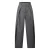 Shoeby wide leg broek met plooien – grijs