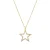 Luxeketting met glanzende zirkonia 18K gouden afwerking – Sanem