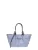 Luisa Vannini Turquoise Rundleer Tas